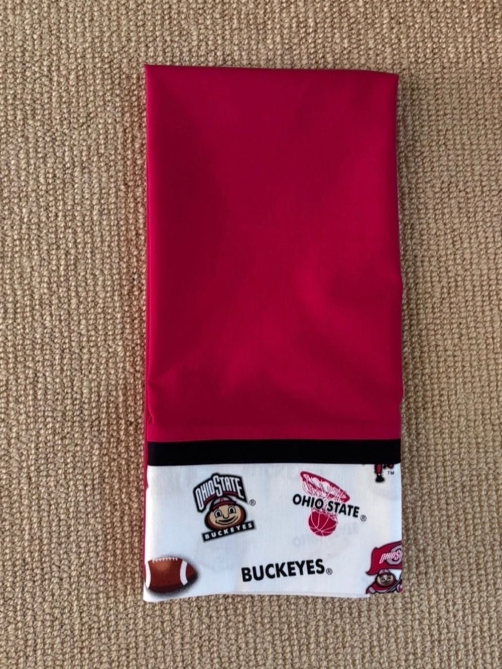 Ohio State Buckeyes Pillowcase, New